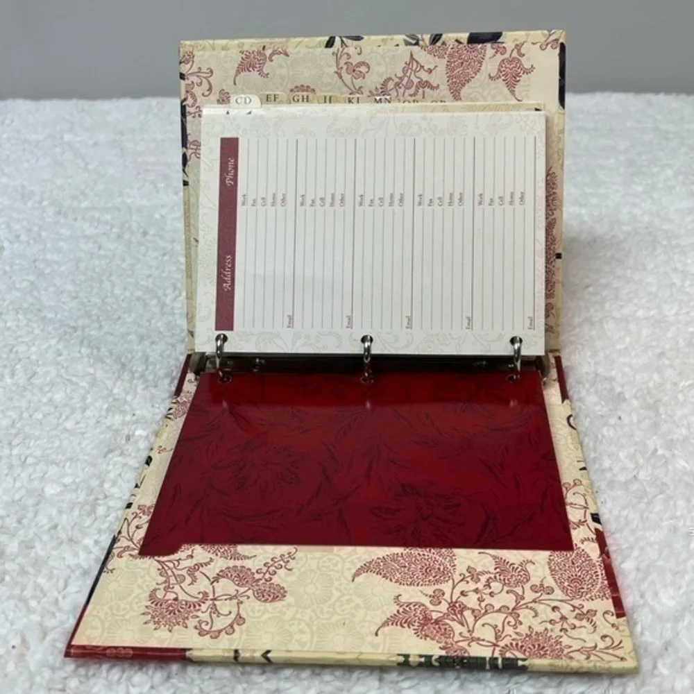 Mudlark “Asian Poppies” Address Book